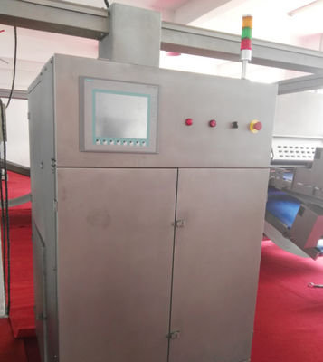 kaufen Industrielle Laminiermaschine Siemens PLC, automatische Pizza, die Maschine mit dem zwei Satz-Lamellieren herstellt Online-Herstellung