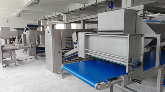 kaufen Industrielle Hamburger-Brötchen panieren Herstellungs-Maschine automatische Fertigungsstraße Online-Herstellung