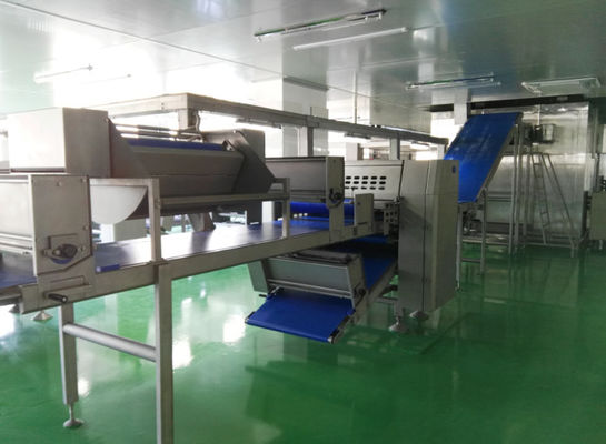 kaufen Industrielle automatische Laminierungs-Maschine für 1500 Kilogramm des Teig-Kapazität gefülltes Corissant Online-Herstellung