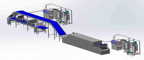 kaufen Steuerung Touch Screen 300kg/Hr Pita Bread Baguette Production Line Online-Herstellung