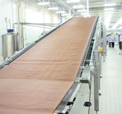 kaufen Schokoladen-Schweizer Rollenkuchen, der Maschine mit Galvaniseur für verschiedene Füllungen herstellt Online-Herstellung