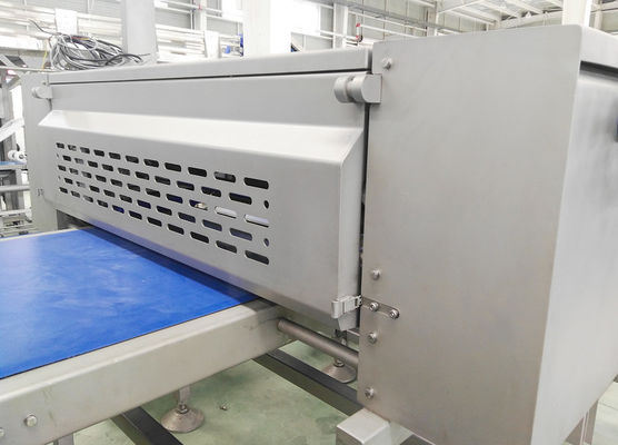kaufen 16000 PC/Stunde Kapazitäts-komplette Pizza-Teighersteller-Maschine mit Tunnel Proffer Online-Herstellung