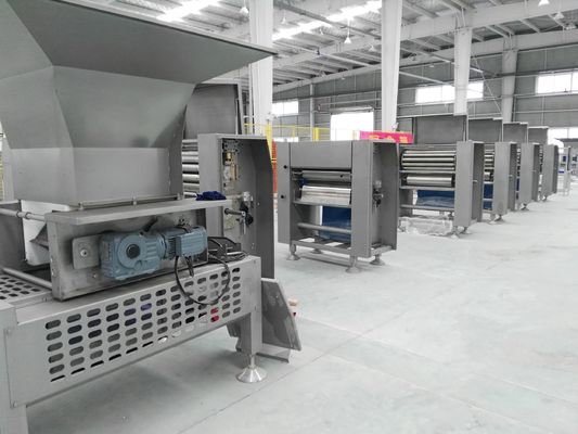 kaufen Das langlebige Gut 144 der Servomotorantrieb-Teig-Laminiermaschinen-Schichten Maschinen-, lamellierende Handelsmaschine für dänisches Gebäck Online-Herstellung