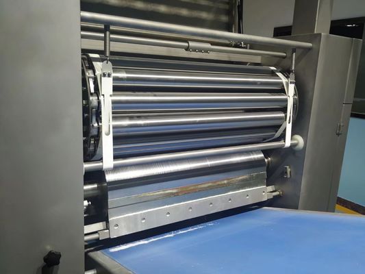 kaufen Hohe Kapazitäts-automatische Tortilla-Fertigungsstraße mit Film-und Presse-Maschine Online-Herstellung