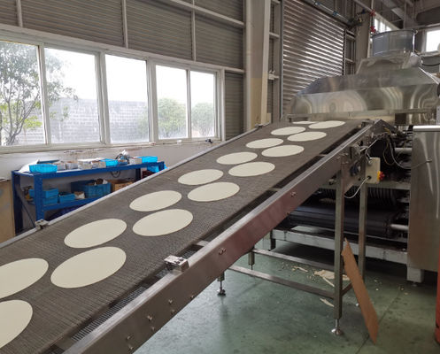 kaufen Industrielle Tortilla G650 Fertigungsstraße des Edelstahls 304 ausgerüstet mit Touch Screen für Nachfrage der hohen Kapazität Online-Herstellung