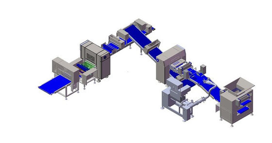 kaufen ZKS650 Gebäcksteigblock Laminator mit für gefrorenen Teigblock mit 27 Schichten in den Teig Online-Herstellung